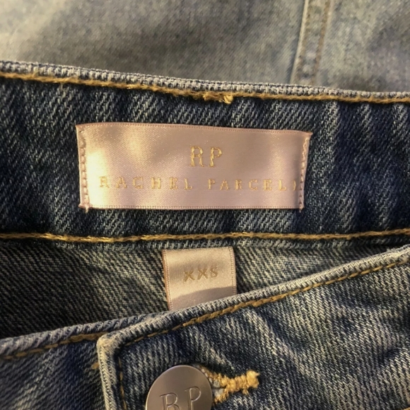 NWT Rachell Parcell Button Front Denim A-Line i20 - Picture 4 of 6